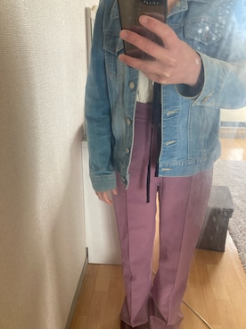 「Honeys（ハニーズ）のアイテム（デニムジャケット）」を使った、mikihouse415さん（レディース・156cm）の春コーディネート