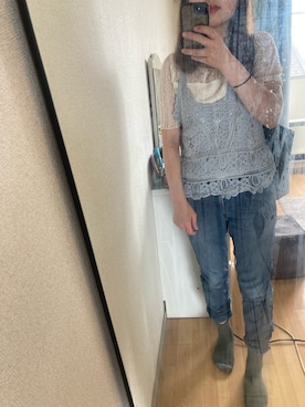 「Yves Saint Laurent（イヴサンローラン）のアイテム（口紅/リップティント/グロス）」を使った、mikihouse415さん（レディース・156cm）の夏コーディネート
