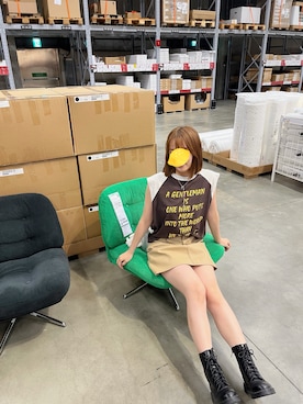 「niko and...（ニコアンド）のアイテム」を使った、Bevilet  Baeさん（レディース・160cm）の夏コーディネート