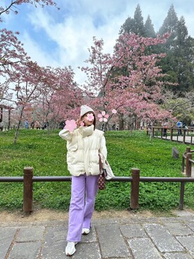 「PAZZO」｜Bevilet  Baeさん（レディース・160cm）の春コーディネート
