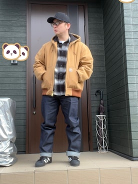 「Magine（マージン）のアイテム」を使った、peimax2525さん（メンズ・165cm）の冬コーディネート