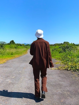 「ADER error（アーダーエラー）のアイテム（帽子）」を使った、aoiさん（メンズ・173cm）の冬コーディネート