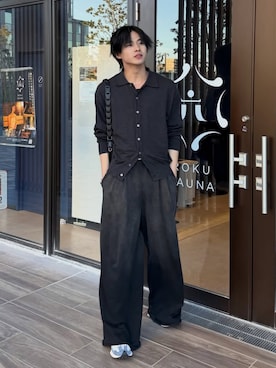 「SINSS（シンス）のアイテム（バッグ）」を使った、てるさん（メンズ・181cm）の春コーディネート