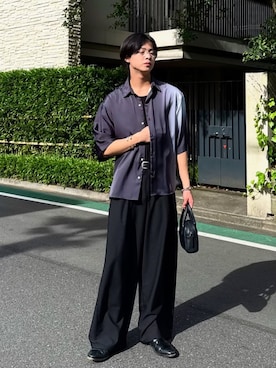 「アイテム（バッグ）」を使った、てるさん（メンズ・181cm）の夏コーディネート