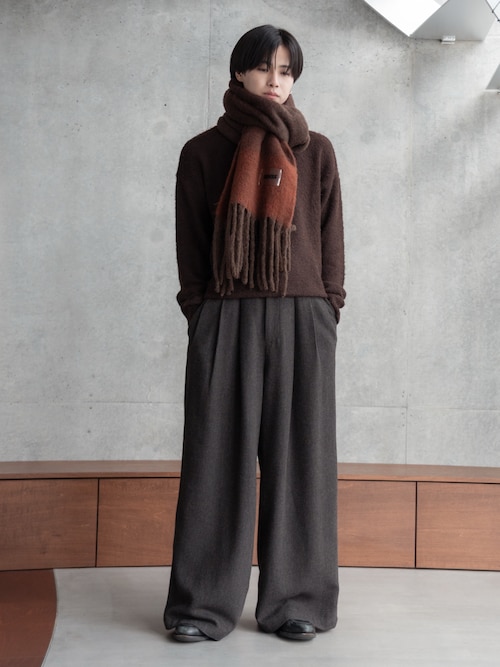Cashmere Blend Gradation Muffler / カシミヤブレンド