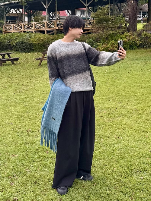 2way slit half moon bag / 2wayスリットハーフムーンバッグ