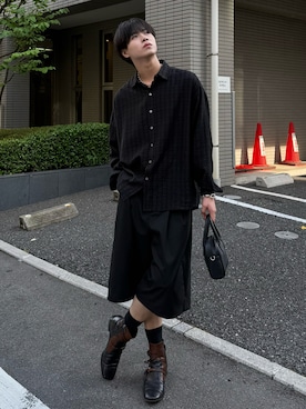 「アイテム（ボストンバッグ）」を使った、てるさん（メンズ・181cm・20代）の夏コーディネート