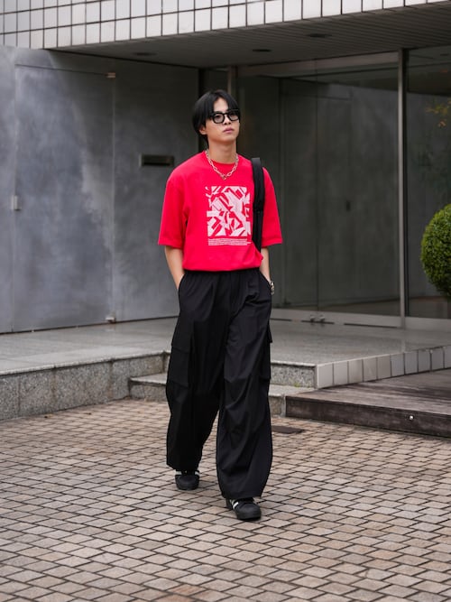 Nylon gathered mini shoulder bag / ナイロンギャザーミニショルダーバッグ（撥水機能付き＆長さ調節可能）