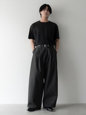 「SINSS（シンス）のアイテム」を使った、てるさん（メンズ・181cm）の春コーディネート