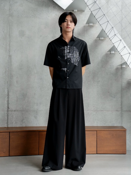Two tuck wide straight slacks / 2タックワイドストレート