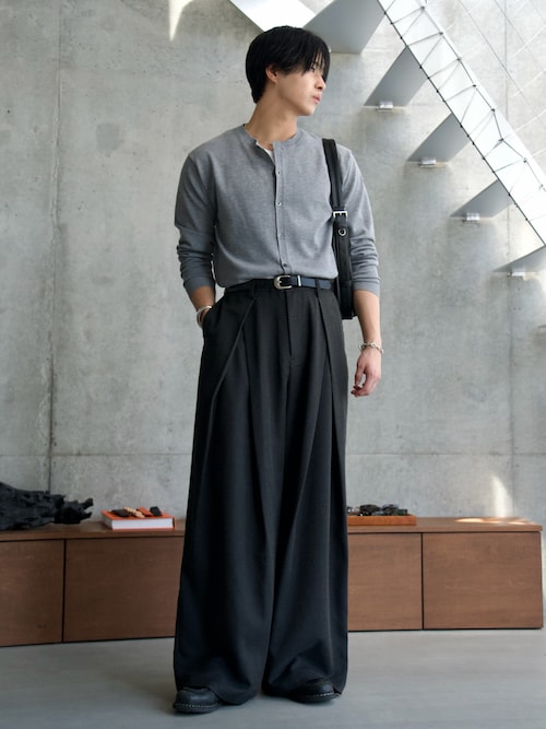 「SINSS(シンス)のSilver 925 short necklace / シルバー925ショートネックレス(長さ調整可能)(ネックレス)」を使った、てるさん(メンズ・181cm)の夏コーディネート