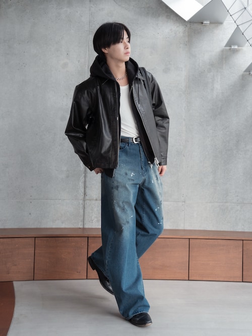 Seam line zip blouson / シームラインジップブルゾン（ブルゾン