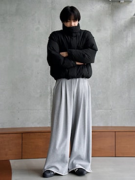 「アイテム（スウェットパンツ）」を使った、てるさん（メンズ・181cm）の秋コーディネート