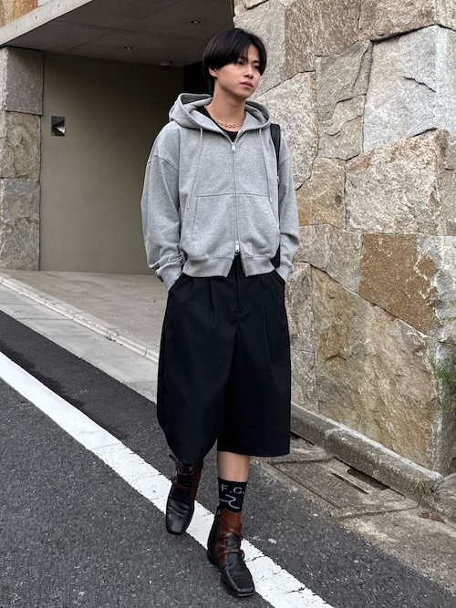 Heavy weight double zip hoodie / ヘビーウェイトダブルジップ