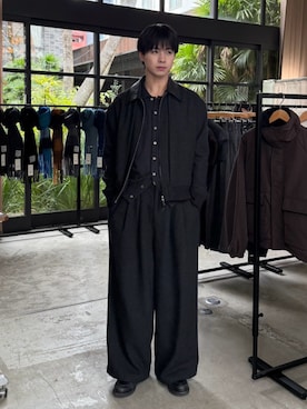 「SINSS（シンス）のアイテム」を使った、てるさん（メンズ・181cm）の冬コーディネート