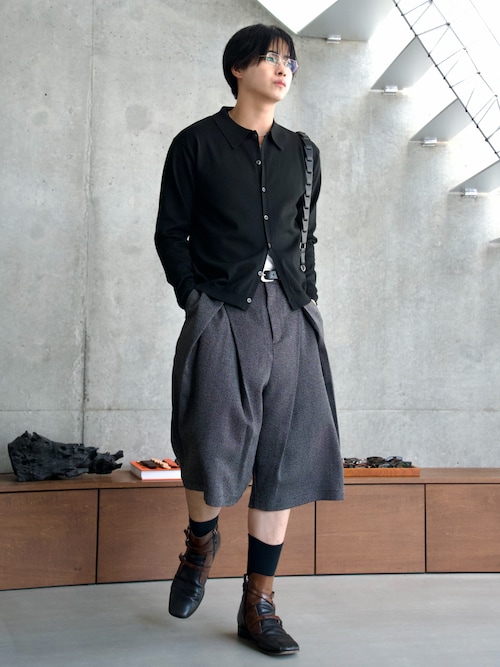 「SINSS（シンス）のSilver 925 short necklace / シルバー925ショートネックレス（長さ調整可能）（ネックレス）」を使った、てるさん（メンズ・181cm）の夏コーディネート