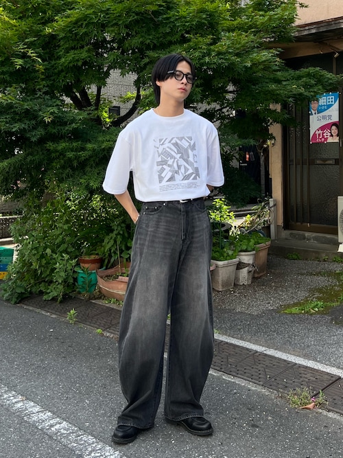 写真・グラフィック T グラフィックプリントTシャツ(M ホワイト): トップス｜Right-on