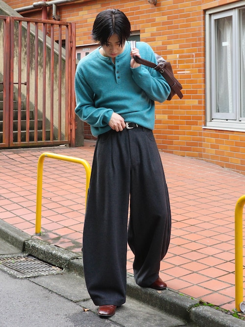 「SINSS(シンス)のSilver 925 short necklace / シルバー925ショートネックレス(長さ調整可能)(ネックレス)」を使った、てるさん(メンズ・181cm)の秋コーディネート