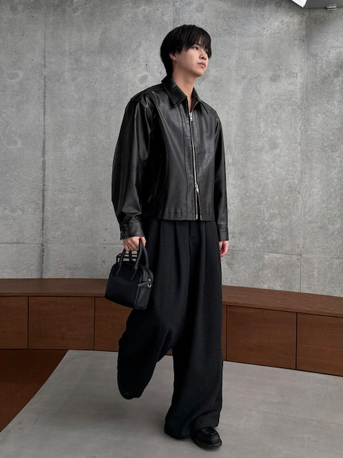 MINI BOSTON BAG / BLK ミニボストンバック MINI BOSTON BAG / BLK | ILGALANTE