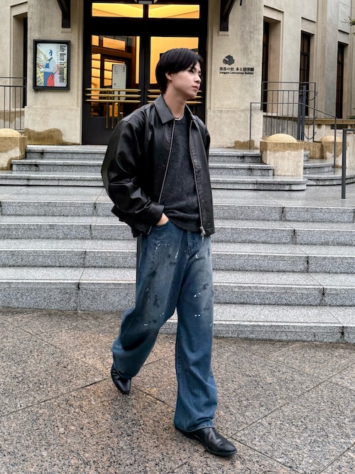 Seam line zip blouson / シームラインジップブルゾン（ブルゾン