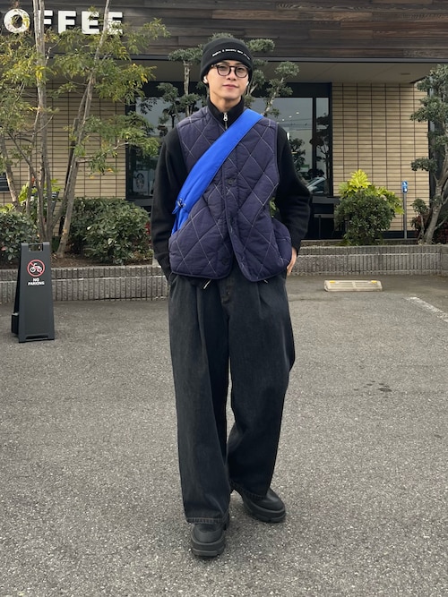 Quilted vest/キルティングベスト（撥水加工）