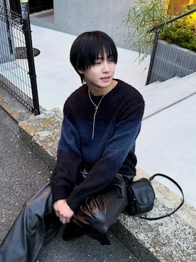 「アイテム（ネックレス）」を使った、てるさん（メンズ・181cm）の秋コーディネート