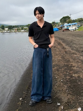 「アイテム（財布/小物）」を使った、てるさん（メンズ・181cm）の夏コーディネート