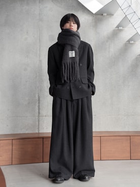 「アイテム（テーラードジャケット）」を使った、てるさん（メンズ・181cm）の秋コーディネート