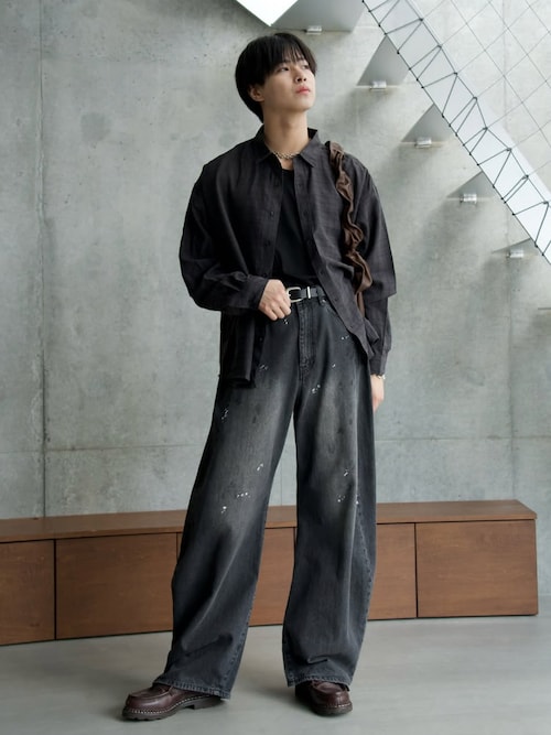 グラム/ギルバートサルエルデニム/バギーシルエット/グランジ/定価