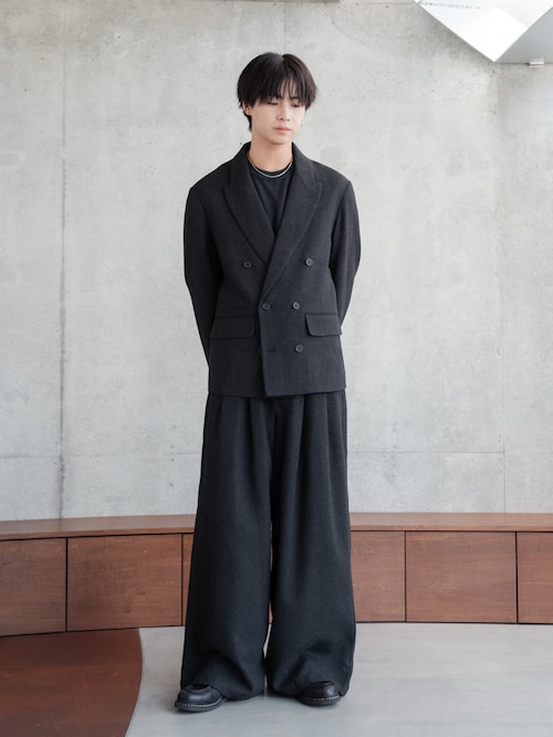 Tweed double tailored jacket / ツイードダブルテーラードジャケット
