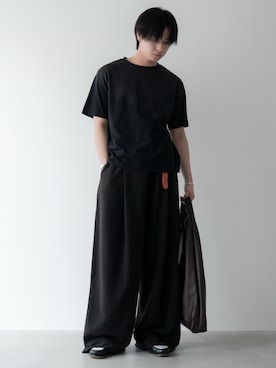 「SINSS（シンス）のアイテム」を使った、てるさん（メンズ・181cm）の春コーディネート