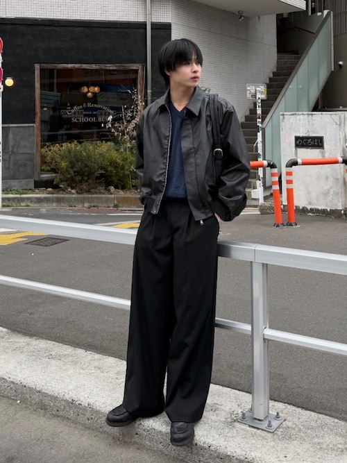 SINSS コンシールドフロントショートジップブルゾン SINSSのジャケット