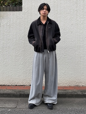 「SINSS（シンス）のアイテム（ブレスレット）」を使った、てるさん（メンズ・181cm）の秋コーディネート