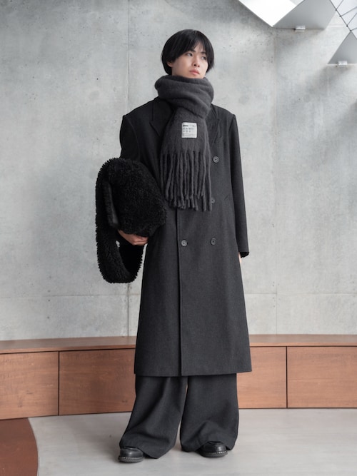 Classic Wool Blend Tweed Coat / クラシックウールブレンドツイード