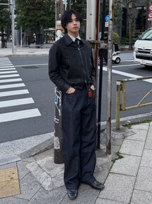 SINSS（シンス）の「Tweed classic tie / ツイードクラシックネクタイ