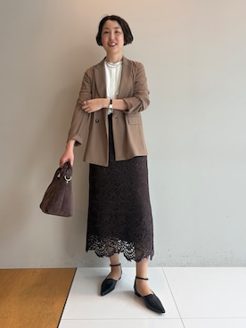 「レディーススーツ」｜yuriさん（レディース・170cm）の秋コーディネート