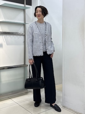「INDIVI（インディヴィ）のアイテム」を使った、yuriさん（レディース・170cm）の秋コーディネート