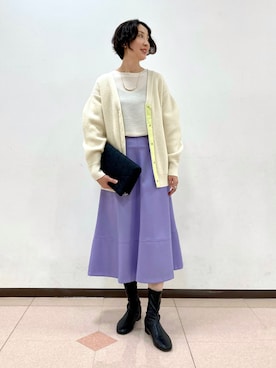 「配色」｜「アイテム（その他）」を使った、yuriさん（レディース・170cm）の秋コーディネート