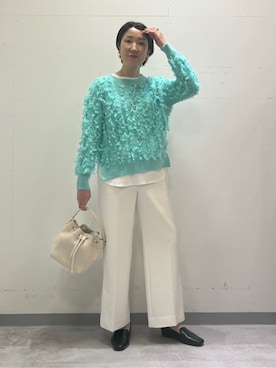 「アイテム（トレンチコート、グレー系）」を使った、yuriさん（レディース・170cm）の春コーディネート
