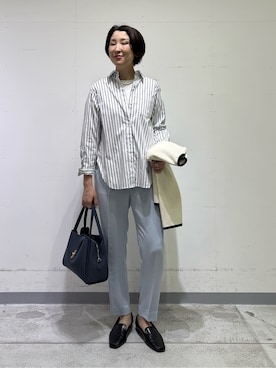 「HusHusH（ハッシュアッシュ）のアイテム（パンツ）」を使った、yuriさん（レディース・170cm）の春コーディネート