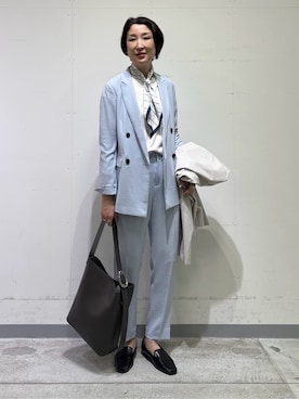 「HusHusH（ハッシュアッシュ）のアイテム（パンツ）」を使った、yuriさん（レディース・170cm）の春コーディネート