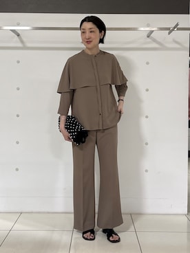 「INDIVI（インディヴィ）のアイテム」を使った、yuriさん（レディース・170cm）の秋コーディネート