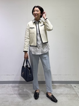 「HusHusH（ハッシュアッシュ）のアイテム（パンツ）」を使った、yuriさん（レディース・170cm）の春コーディネート