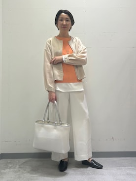 「INDIVI（インディヴィ）のアイテム」を使った、yuriさん（レディース・170cm）の春コーディネート