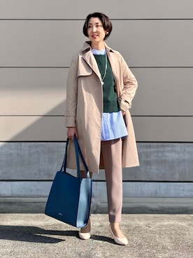 yuriさん（レディース・170cm）の春コーディネート