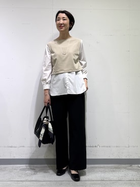 「INDIVI（インディヴィ）のアイテム」を使った、yuriさん（レディース・170cm）の春コーディネート