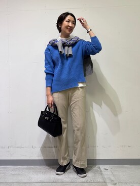 「INDIVI（インディヴィ）のアイテム」を使った、yuriさん（レディース・170cm）の春コーディネート
