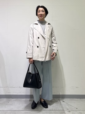 「HusHusH（ハッシュアッシュ）のアイテム（パンツ）」を使った、yuriさん（レディース・170cm）の春コーディネート