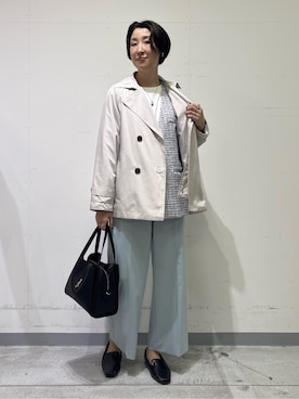「HusHusH（ハッシュアッシュ）のアイテム（パンツ）」を使った、yuriさん（レディース・170cm）の春コーディネート