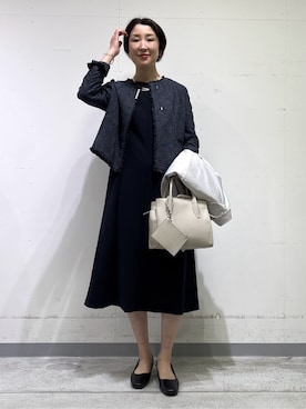 「INDIVI（インディヴィ）のアイテム」を使った、yuriさん（レディース・170cm）の春コーディネート